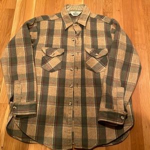 Woolrich vintage wool button up